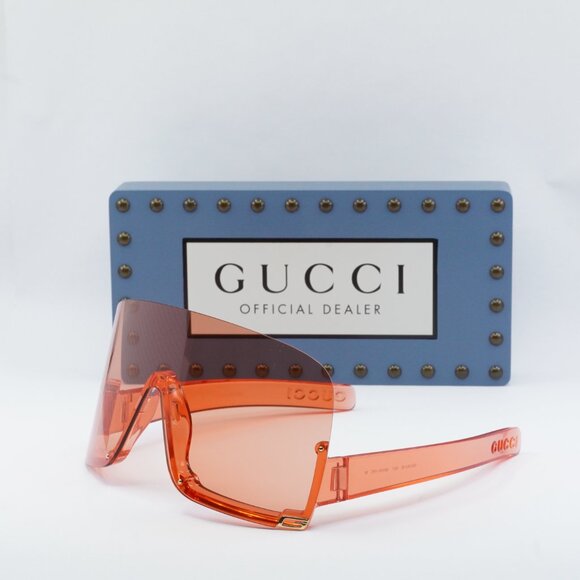 Gucci GG1631S 001 Shield Sunglasses - Red - Picture 10 of 12